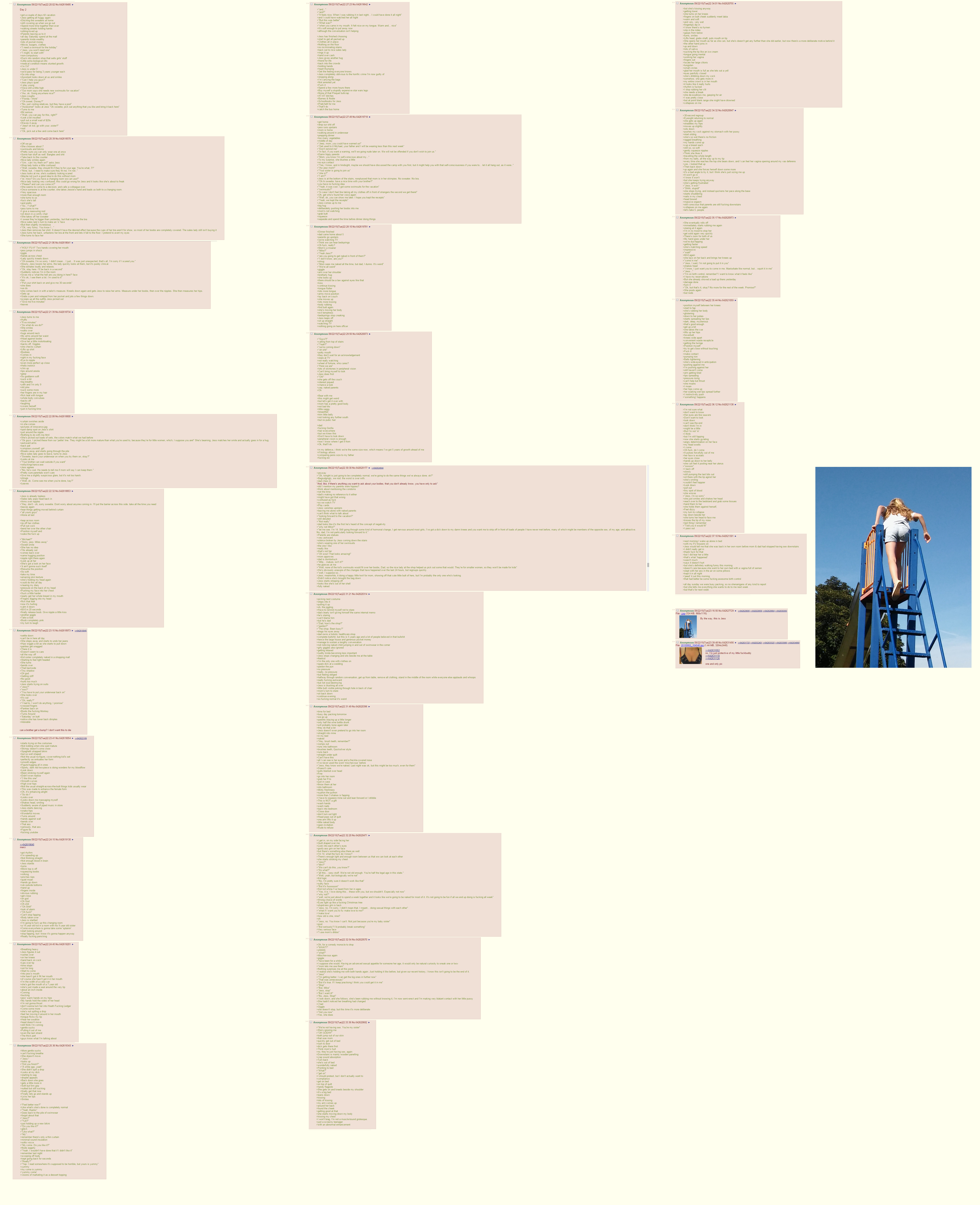 Anon and his sister have an early puberty